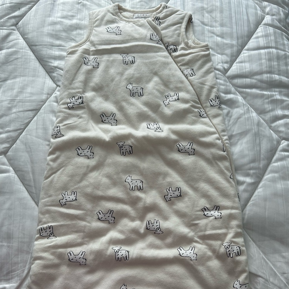 Little Earth Cream Baby Sleep Sack